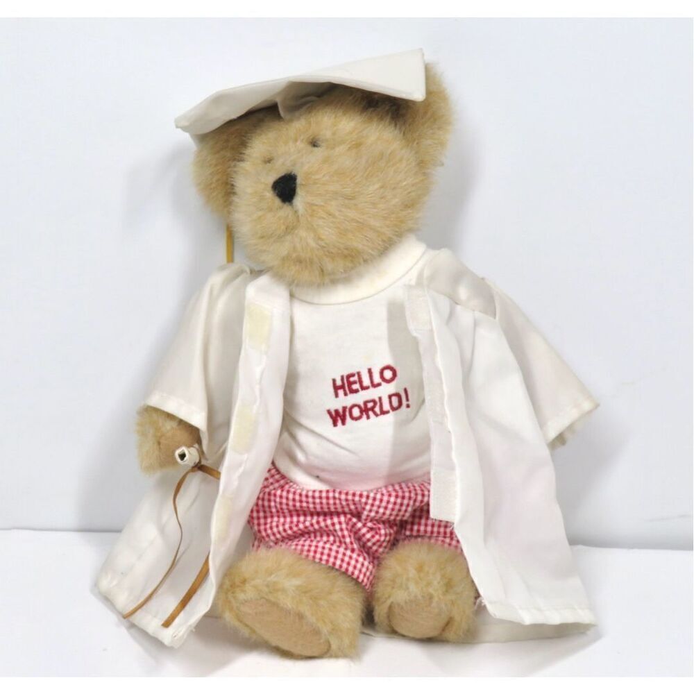 Vintage Boyds Bears Ima Scholar Graduation Bear Plush Jointed Teddy Bear 2002